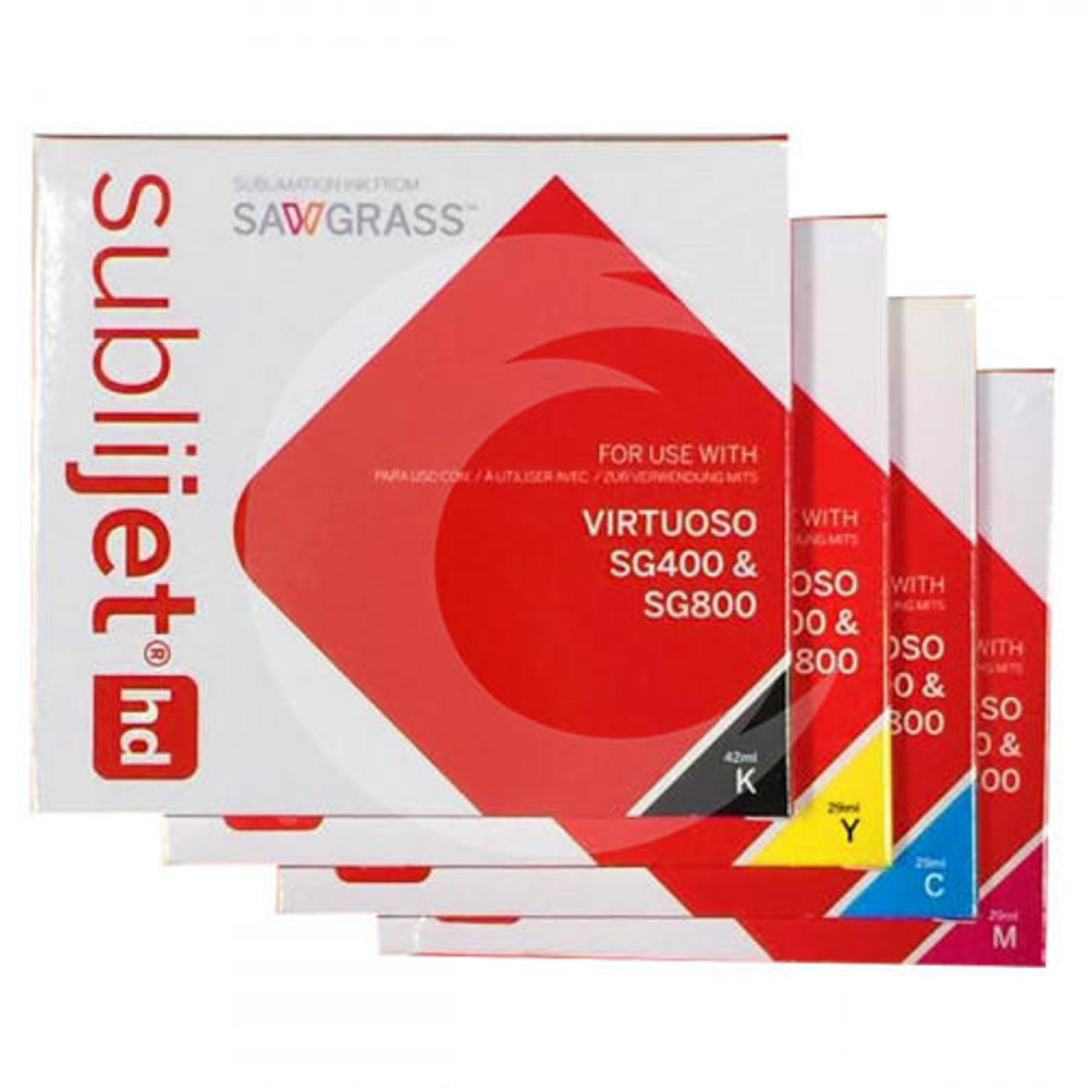 Sawgrass™ SubliJet® HD Ink - SG400/SG800 Cartridge - CMYK Set